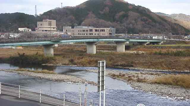 落合大橋と旭川 の画像