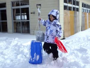 雪遊び交流