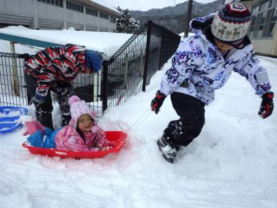 雪遊び交流