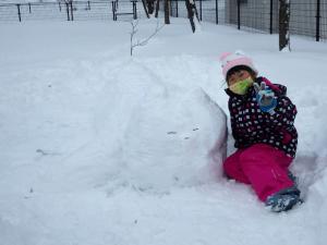 雪遊び交流