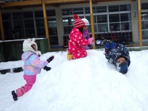 雪遊び交流