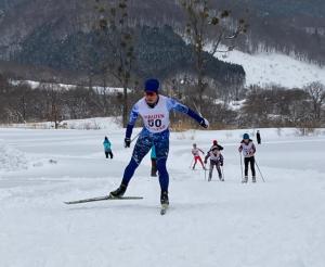 クロスカントリーフリー走法(真庭市長杯スキー大会)