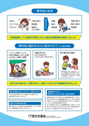 熱中症予防のために裏