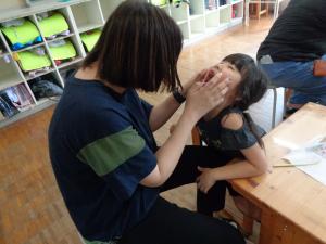 親子歯磨き４