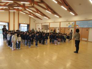始業式の様子