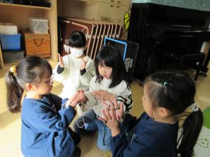 5歳児あやとり