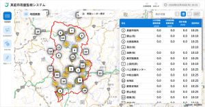 雨量監視システムの画像