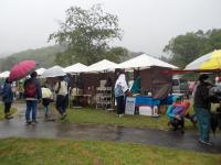 昨年は雨の中での開催でした