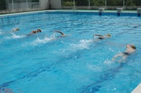今シーズン　初泳ぎの画像2