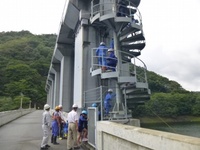 湯原ダム見学の画像１