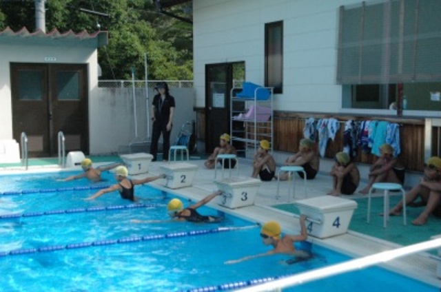 校内水泳記録会の画像1