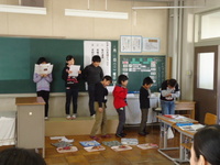 3年生は昔の月田について学んだことを発表しましたの画像