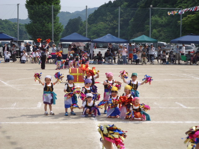 月田保育園の園児たちも、短い練習にも関わらず頑張りましたの画像