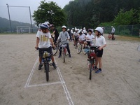 自転車の練習もしましたの画像