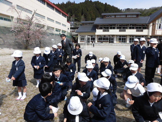 今年度初めての避難訓練の画像