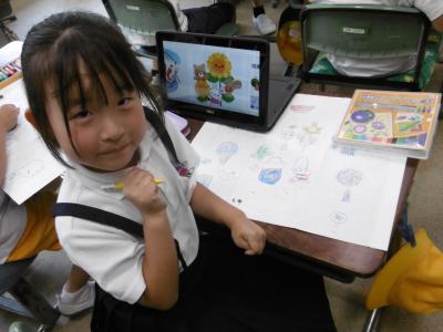 灯籠の絵