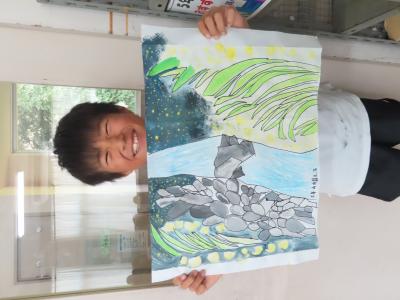 灯籠の絵