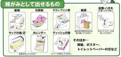 雑がみの例
