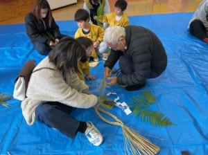 作っているところ