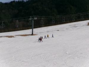 スキー教室（美甘小）