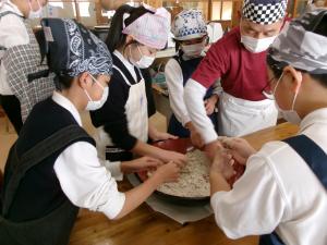 そば打ち体験１