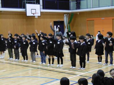 ６年生を送る会