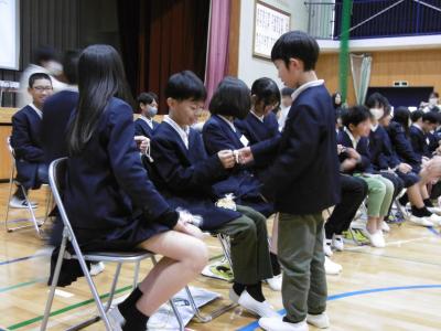 ６年生を送る会