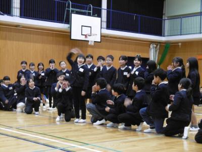 ６年生を送る会