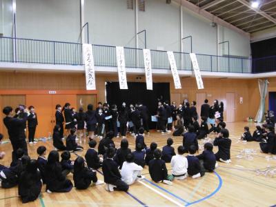 ６年生を送る会