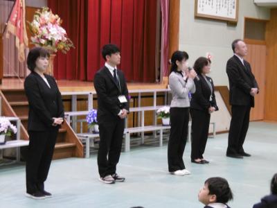 修了式・退任式