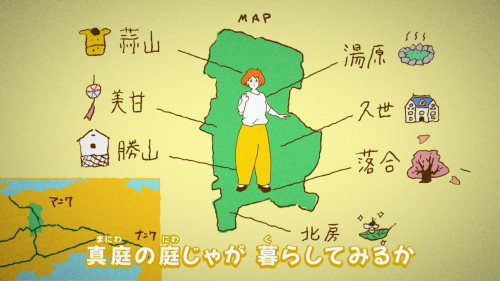 真庭の地名