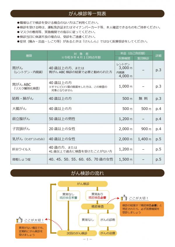 けんしんガイドブック